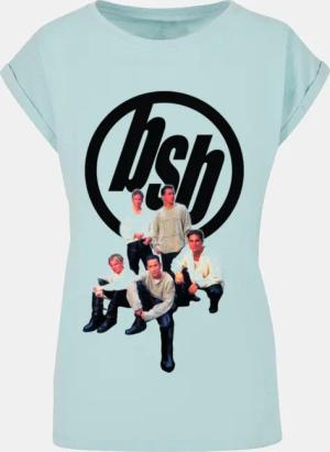 Merchcode Ladies Backstreet Boys - Vintage Logo Extended Shoulder Tee