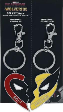 Deadpool - Marvel Schlüsselanhänger - 3 - Wolverine - Come Together BFF Key Chain - multicolor - Lizenzierter Fanartikel