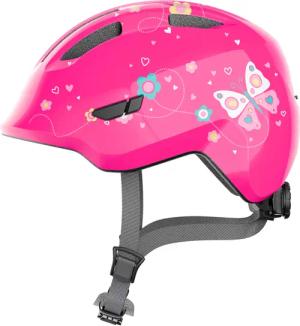 Fahrradhelm Abus Smiley 3.0 Kinder pink butterfly