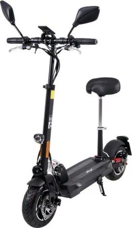 eFlux E-Scooter Lite Six 40 km/h Elektro Roller 45 km Straßenzulassung klappbar, 1000,00 W, 40,00 km/h, (Elektro Roller mit Straßenzulassung, 1 tlg., E-Scooter, E-Roller, Elektro Roller), Scooter - bis zu 45 km Reichweite - Lithium-Ionen Akku - Sitz