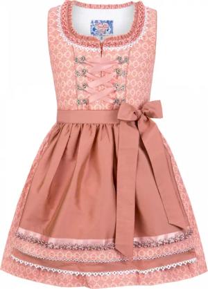 Kinderdirndl Babsi (apricot, Gr. 146-152) von Stockerpoint Trachten Madl für Unisex, 100% Baumwolle
