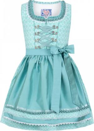 Kinderdirndl Babsi (türkis, Gr. 110-116) von Stockerpoint Trachten Madl für Unisex, 100% Baumwolle