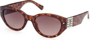 GUESS JEANS Sonnenbrille Trendige braune Sonnenbrille für Damen mit Kontrastdetails