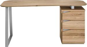 VOGL Möbelfabrik Schreibtisch "Erik", mit Schweizer Kante, teilmassiv, Breite 150 cm, Made in Germany