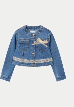 Mayoral Jeansjacke 3406 Dunkelblau Regular Fit
