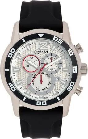 Gigandet Chronograph Speedbike, Mineralglas, Chronograph, Tages- und Datumsanzeige