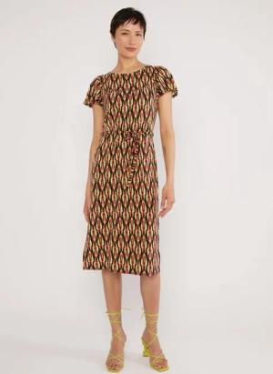 Blutsgeschwister Sommerkleid - Sommerliches Kurzarm Kleid - Bedrucktes Sommerkleid - Hello Mary Lou