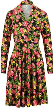 Blutsgeschwister Midikleid - Retro Kleid - Langarmkleid - Freizeitkleid - La Vie est Belle