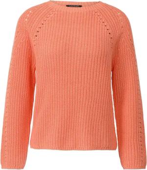 Luisa Cerano - Pullover mit Lochstrick-Muster - Größe 44 - orange