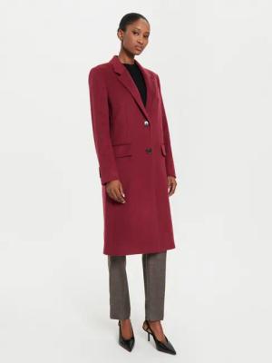 Boss Wollmantel Catara 50501019 Dunkelrot Slim Fit