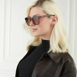 Coach Sonnenbrille - Cad25 - Gr. unisize - in Hellbraun - für Damen