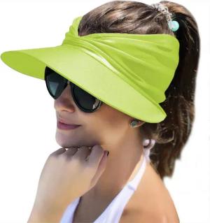 Coonoor Strohhut Sun Visor Hüte für Damen, verstellbare leichte Sommerhut