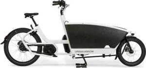 Urban Arrow Family Cargo Line 545Wh Magura Cme P, stufenlose Nabenschaltung, Unisex, Lastenrad, Modell 2024, 20 / 26 Zoll 36 cm weiß