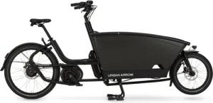 Urban Arrow Family Performance Plus 545Wh Tektro eCargo L, stufenlose Nabenschaltung, Unisex, Lastenrad, Modell 2024, 20 / 26 Zoll 36 cm schwarz