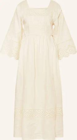 WEEKEND Max Mara Leinenkleid LUGLIO mit Lochspitze