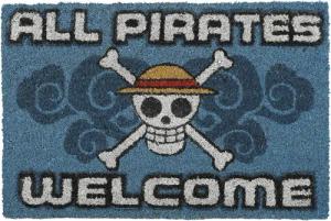 One Piece - Anime Fußmatte - All Pirates Welcome - multicolor - Lizenzierter Fanartikel