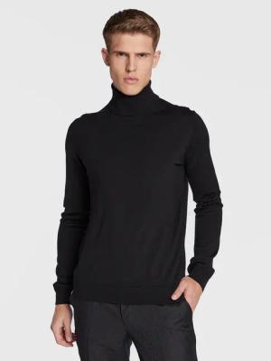 Boss Rollkragenpullover San Thomas-M 50474174 Schwarz Slim Fit
