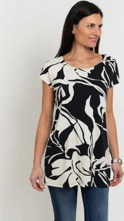 Seidel Moden Kurzarmshirt, mit All-Over Print, MADE IN GERMANY