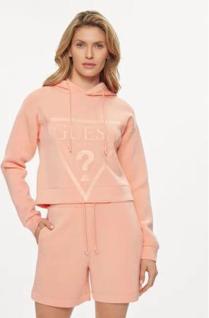 Guess Sweatshirt New Alisa V2YQ08 K7UW2 Korallenfarben Regular Fit