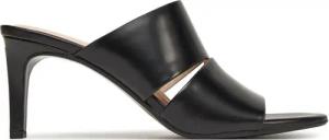 Calvin Klein Pantoletten Heel Mule 70 - Lth 2 Straps HW0HW02460 Schwarz