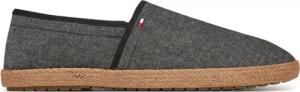 Tommy Hilfiger Espadrilles Hilfiger Chambray Espadrille FM0FM05391 Schwarz