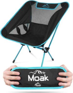 normani Campingstuhl Ultraleichter Campingstuhl „Moak“, Campingstuhl Angelstuhl mit Getränkehalter - Gartenstuhl bis zu 150 kg
