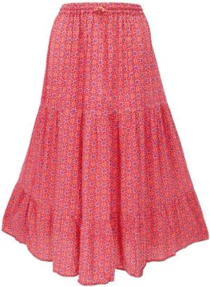 Guru-Shop Minirock Maxirock Batik, langer Sommerrock, farbenfroher.. alternative Bekleidung