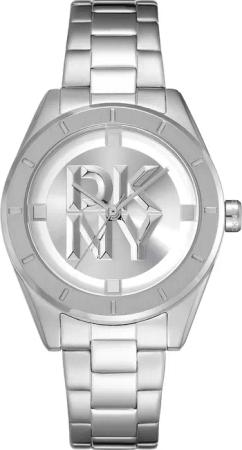 DKNY DK1L016M0045 Damenuhr Chambers Midi Silver 34mm 5ATM
