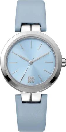 DKNY DK1L045L0015 Damenuhr Downtown Midi Light Blue 32mm 5ATM