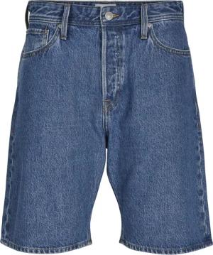Jack & Jones Herren Jeans Short JJIALEX JJORIGINAL SHORTS- Baggy Fit - Blau Schwarz