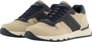 TOM TAILOR Herren Sneaker mit Mesh-Einsatz, beige, Uni, Gr. 41