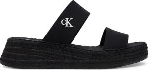 Calvin Klein Jeans Espadrilles Sporty Rope Mg Lth Webbing YW0YW01704 Schwarz