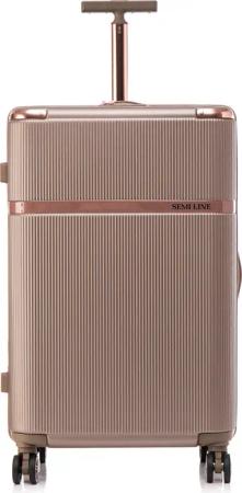 Semi Line Großer Koffer T5946-4 Braun