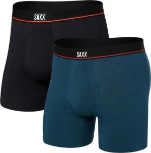 Saxx Underwear Herren Non-Stop Stretch Cotton 2er Pack Boxer