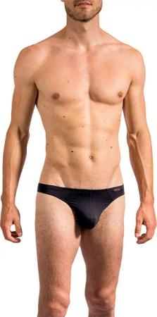 Olaf Benz Herren Ministring schwarz Mikrofaser/Funktion unifarben