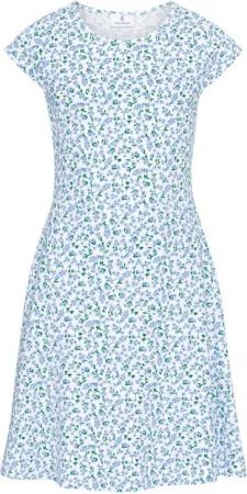 DELMAO Jerseykleid Skaterkleid in Allover-Design weich fallendes Jersey-Kleid