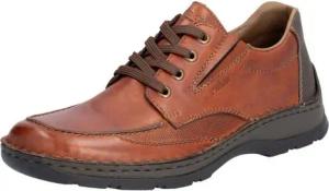 Rieker Halbschuhe Glattleder Schnürschuh