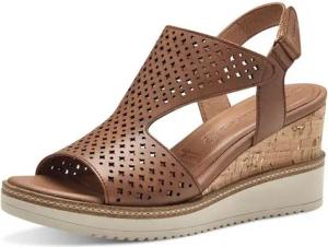 Tamaris Sandalen Leder Keilsandalette