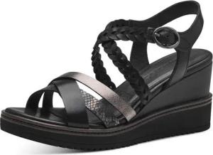 Tamaris Sandalen Leder/Synthetik Keilsandalette