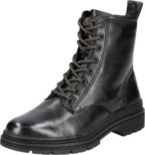 Tamaris Stiefelette Leder/Textil Schnürstiefelette