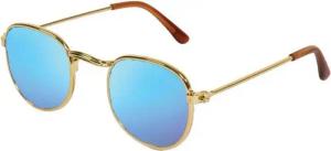 Heless Babypuppe Puppen Sonnenbrille - gold - blau verspiegelt