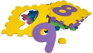 Besttoy Spiel Besttoy - Soft Puzzlematte - Zahlen 0-9 - 10 Teile