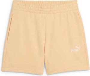 PUMA Sporthose "ESS Small No. 1 Logo 5 Hochgeschnittene Shorts Damen"