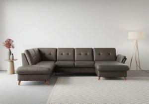 sit&more Wohnlandschaft "Göteborg", inkl. Sitztiefenverstellung, wahlweise mit Bettfunktion & Bettkasten