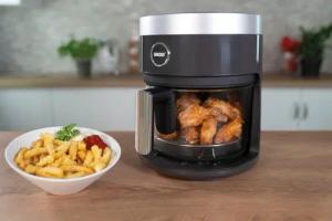 Unold Heißluftfritteuse "GLAS 58695", 1200 W