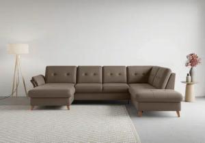 sit&more Wohnlandschaft "Göteborg", inkl. Sitztiefenverstellung, wahlweise mit Bettfunktion & Bettkasten