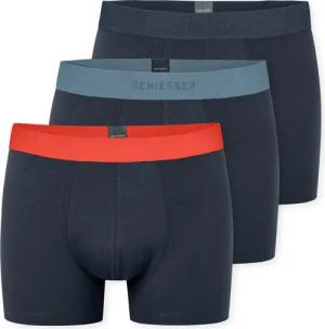 Schiesser Boxershorts ""95/5"", (3er Pack), mit farbigem Logobund