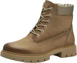 Tamaris Stiefelette Nubukleder/Textil Schnürstiefelette