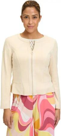 Betty Barclay Jackenblazer Betty Barclay Blazer-Jacke mit Reißverschluss Material