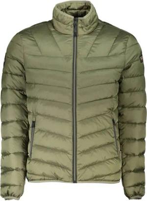 Napapijri Outdoorjacke Grüne Herrenjacke mit Logo und vielen Taschen für optimalen Komfort